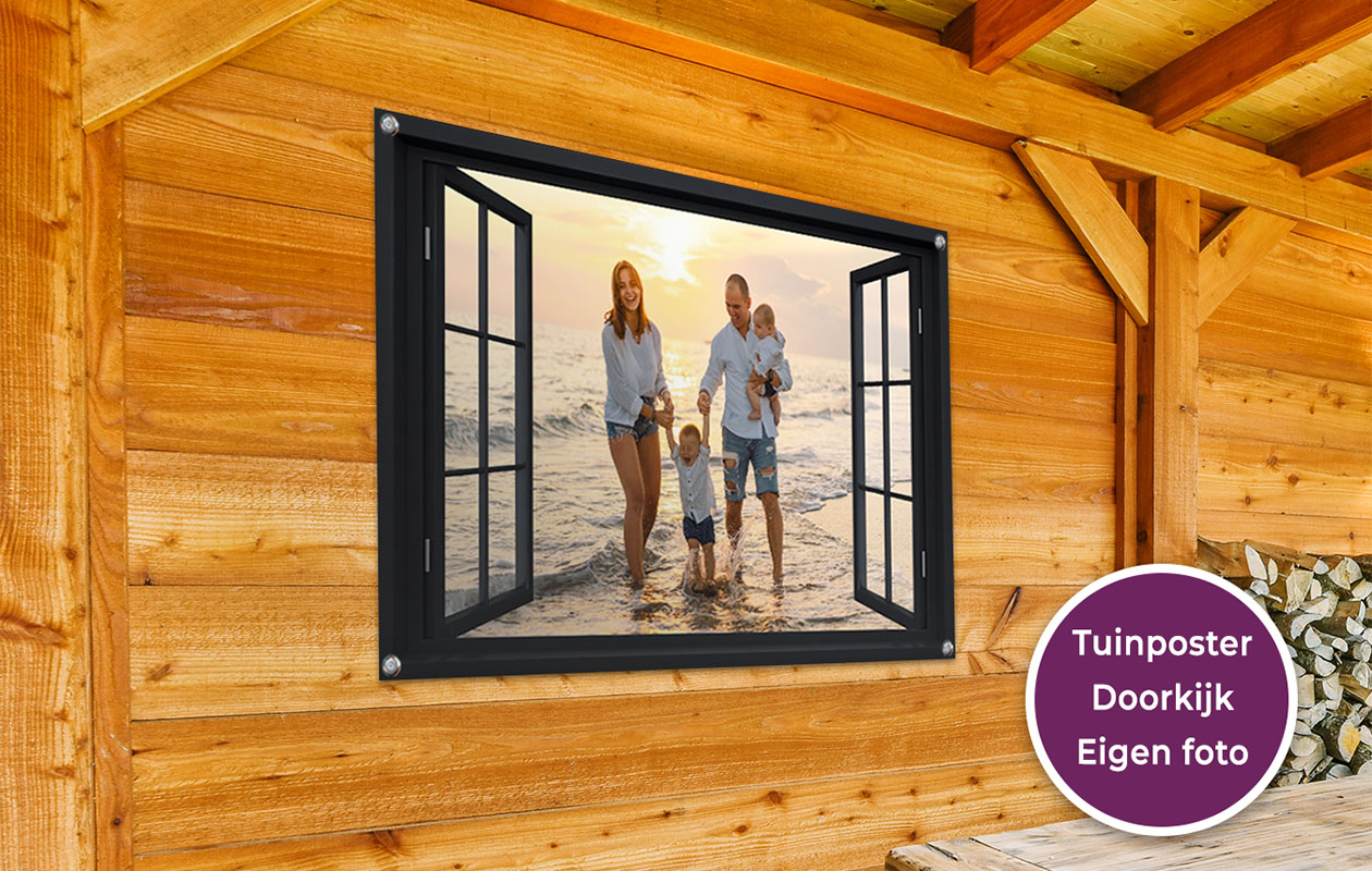 Ontvang €49 korting op een tuinposter naar keuze (120 x 80 cm)