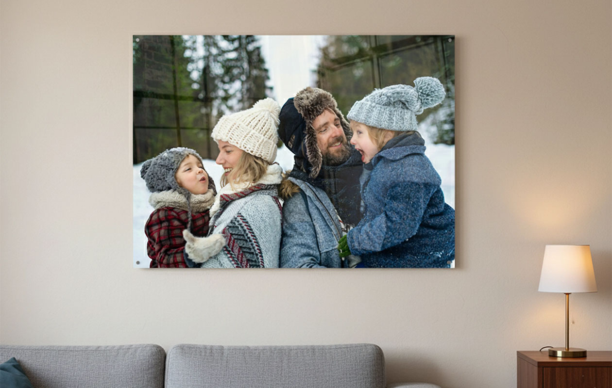 Bon d'achat d'une valeur de 130 € pour une photo sur plexiglas XXL (120 x 80 cm)