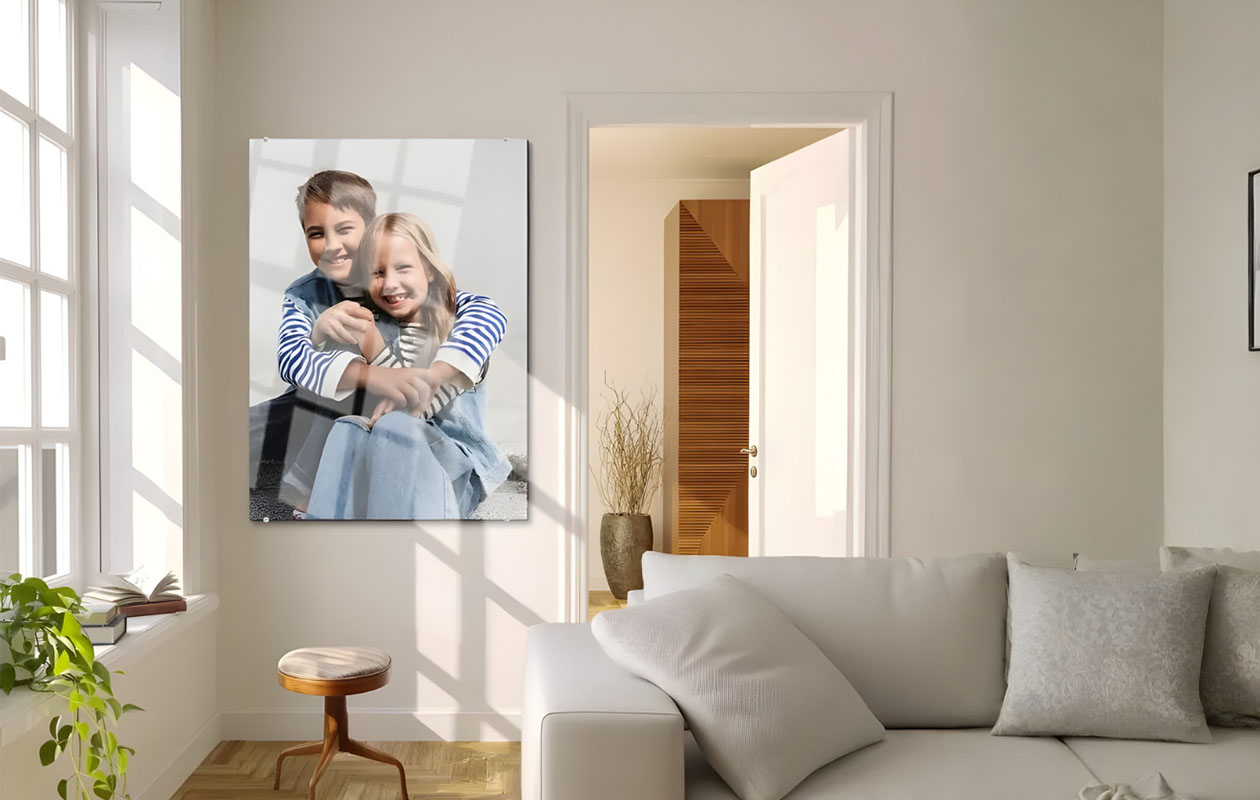 Photo XXL sur plexiglas (120 x 80 cm) – Bénéficiez de 130 € de réduction