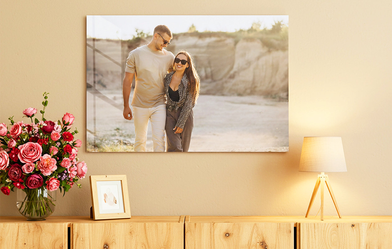 Bon d'achat d'une valeur de 130 € pour une photo sur plexiglas XXL (120 x 80 cm)