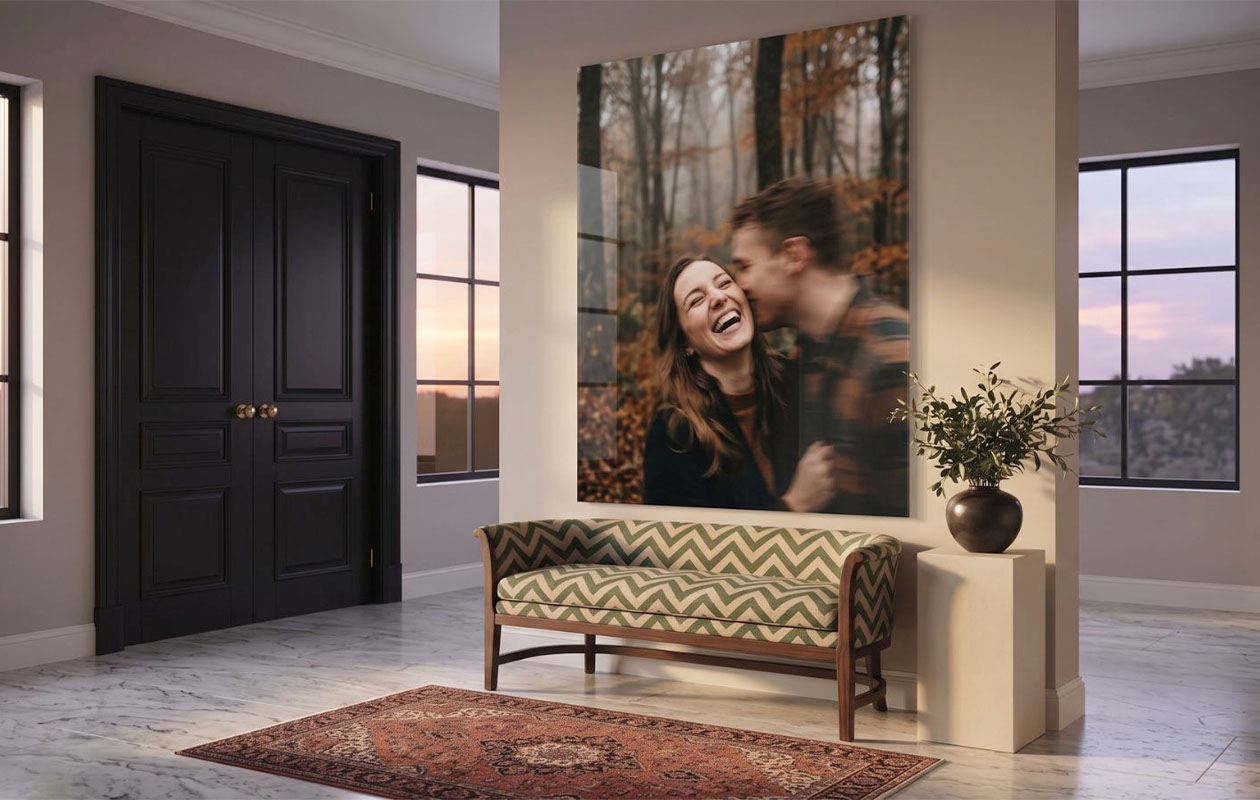 XXL Foto op plexiglas (120 x 80 cm) – Ontvang €130 korting