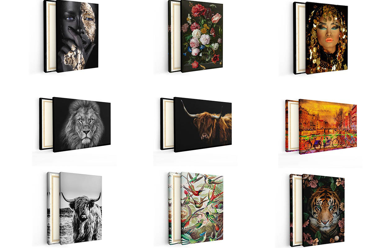 Ontvang €100 korting op canvas met collectiebeeld (120 x 80 cm) 