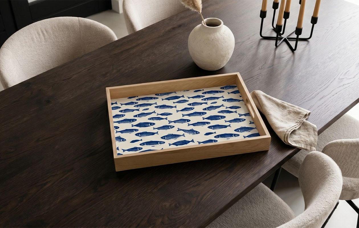 Ontvang €50 korting op een dienblad - Keuze uit eigen foto of 1000+ designs