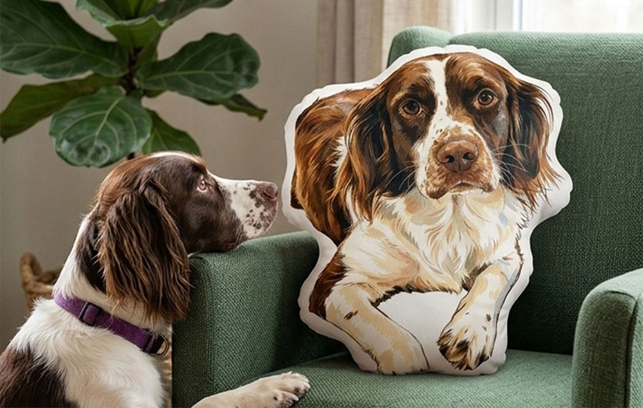 Een gepersonaliseerd 3D-huisdierkussen