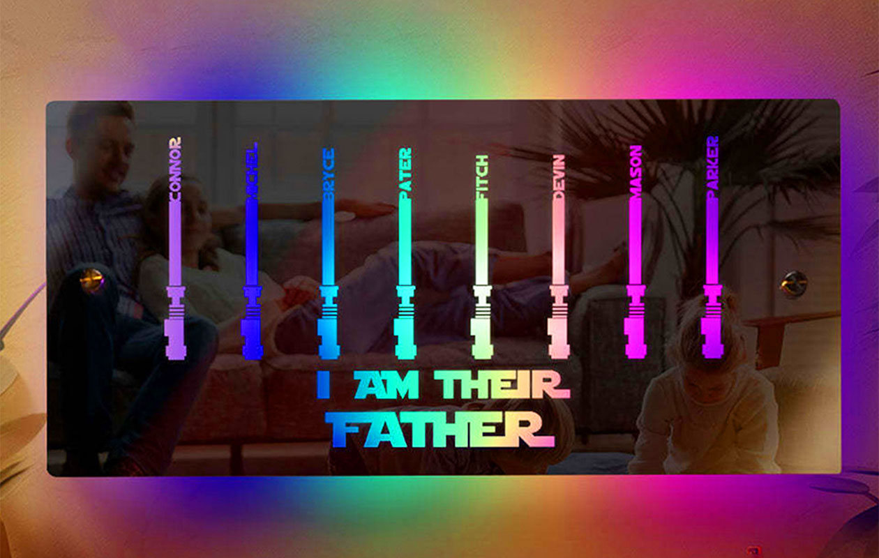 Ontvang €40 korting op je gepersonaliseerde LED-neonspiegel