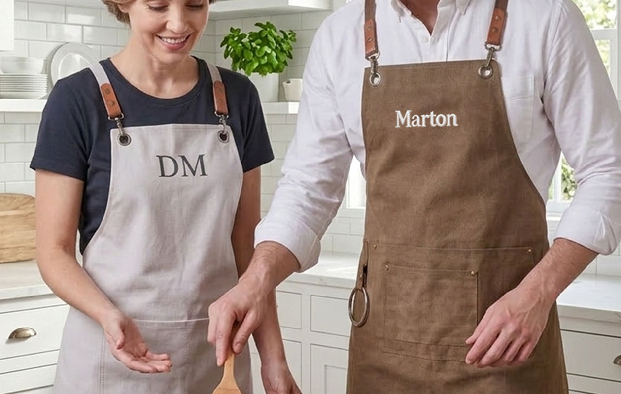 Ontvang €40 korting voor een gepersonaliseerd schort