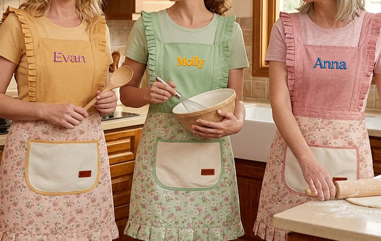 Ontvang €40 korting voor een gepersonaliseerd schort