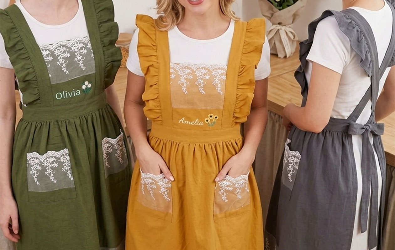 Ontvang €40 korting voor een gepersonaliseerd schort