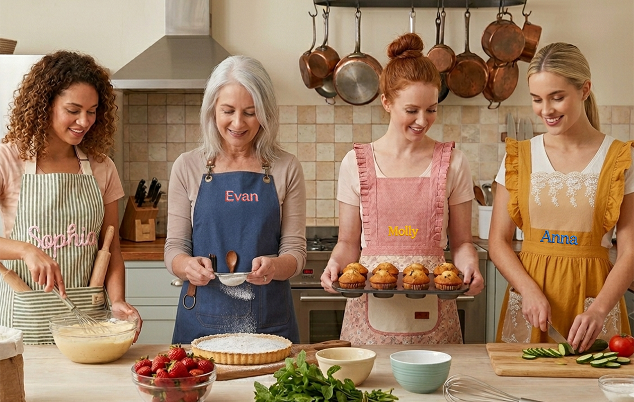 Ontvang €40 korting voor een gepersonaliseerd schort