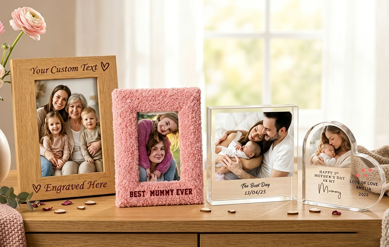 Ontvang €50 korting voor een gepersonaliseerde fotolijst