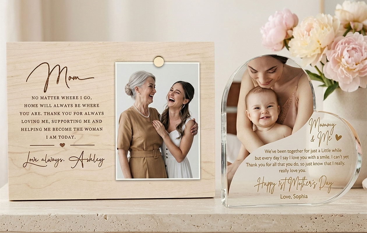 Ontvang €50 korting voor een gepersonaliseerde fotolijst