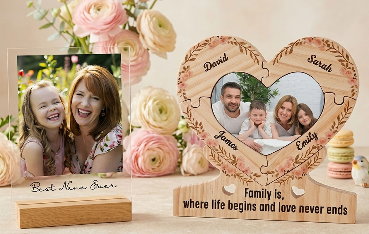 Ontvang €50 korting voor een gepersonaliseerde fotolijst