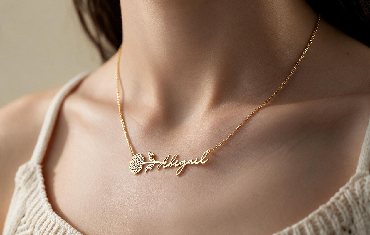 Een gepersonaliseerde ketting