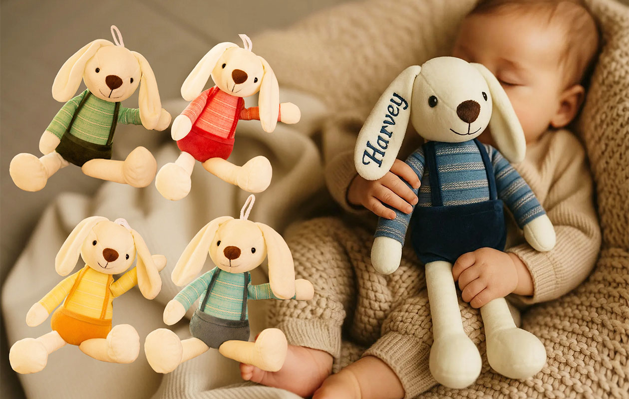 Ontvang €20 korting voor een gepersonaliseerde knuffel