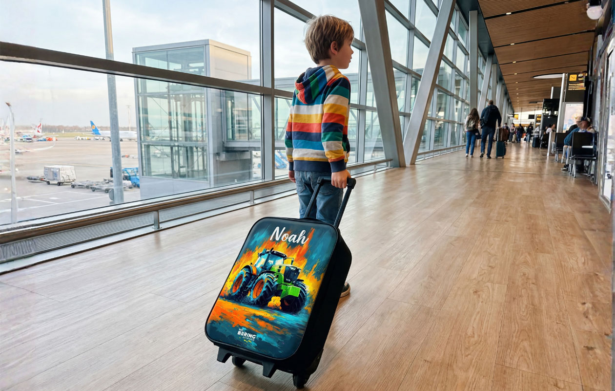 Ontvang € 50 korting op een kinderkoffer naar keuze met personalisatie en 750+ designs