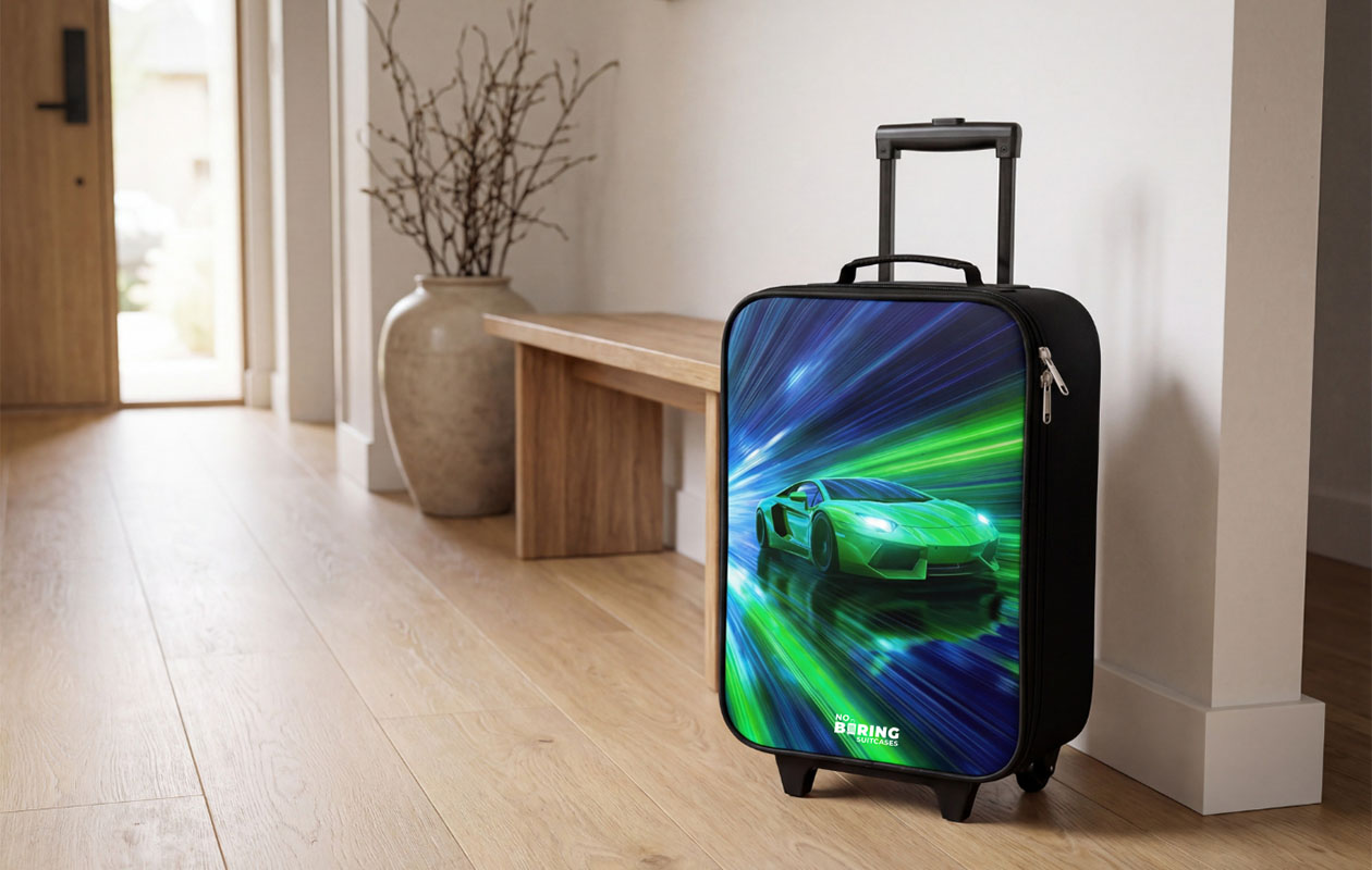 Ontvang € 50 korting op een kinderkoffer naar keuze met personalisatie en 750+ designs