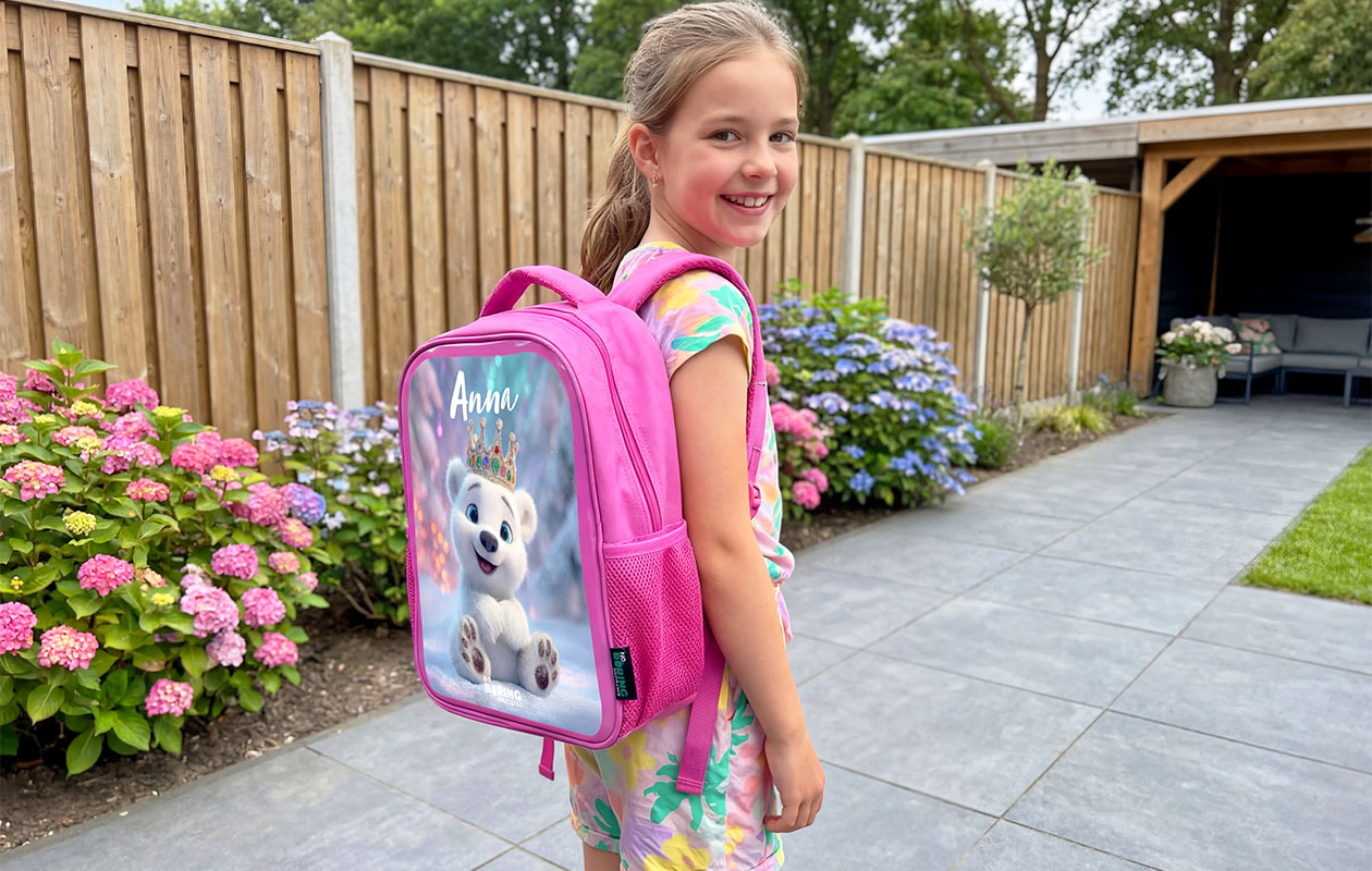 €35 korting op een personaliseerbare rugzak met naam (1000+ designs)