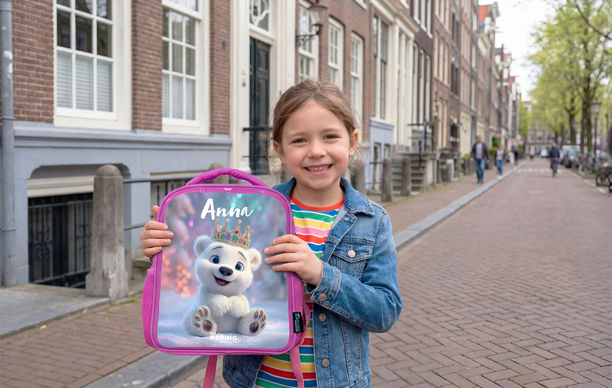 €35 korting op een personaliseerbare rugzak met naam (1000+ designs)