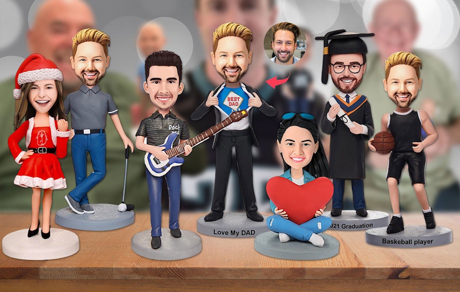 Ontvang €100 korting op een gepersonaliseerde Bobblehead