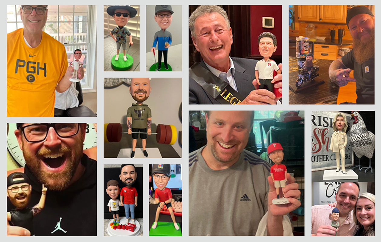 Ontvang €100 korting op een gepersonaliseerde Bobblehead