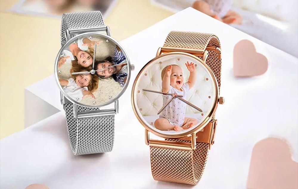 Ontvang €60 korting op een gepersonaliseerde horloge