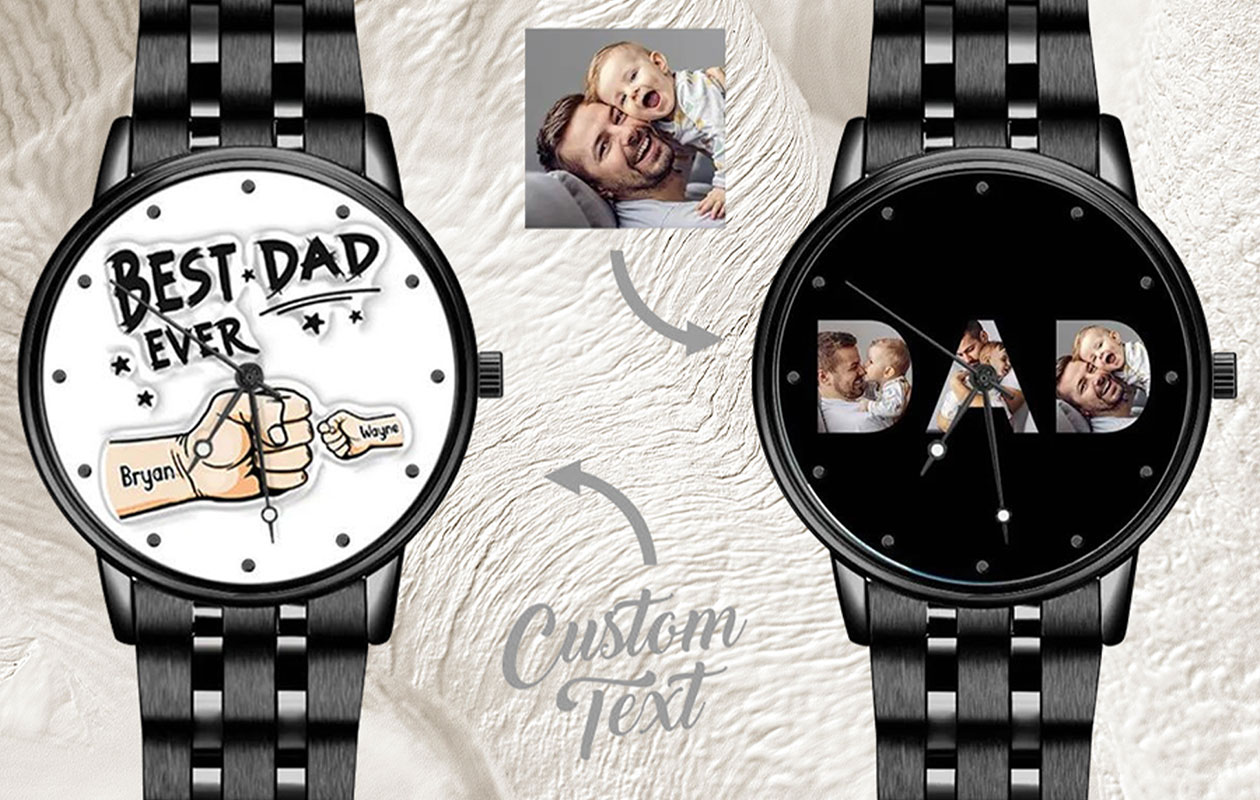 Ontvang €60 korting op een gepersonaliseerde horloge
