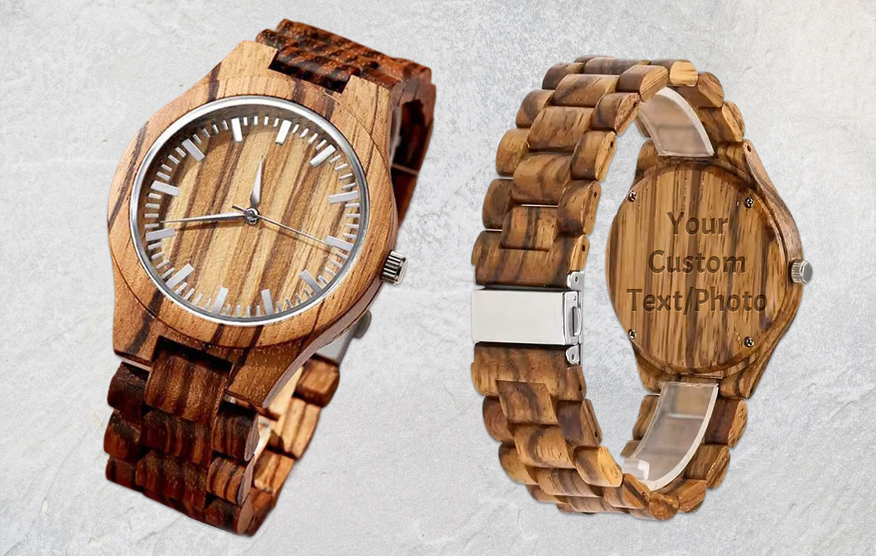 Ontvang €60 korting op een gepersonaliseerde horloge