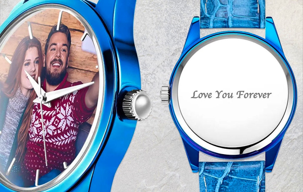 Ontvang €60 korting op een gepersonaliseerde horloge