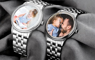 Ontvang €60 korting op een gepersonaliseerde horloge