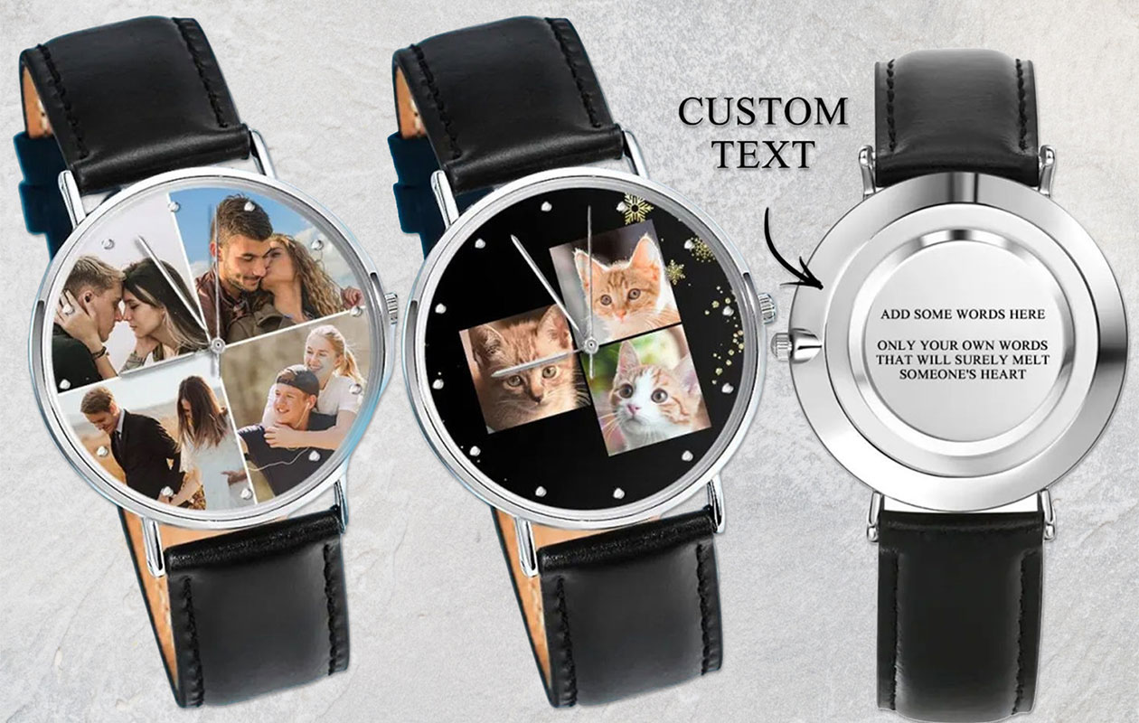 Ontvang €60 korting op een gepersonaliseerde horloge