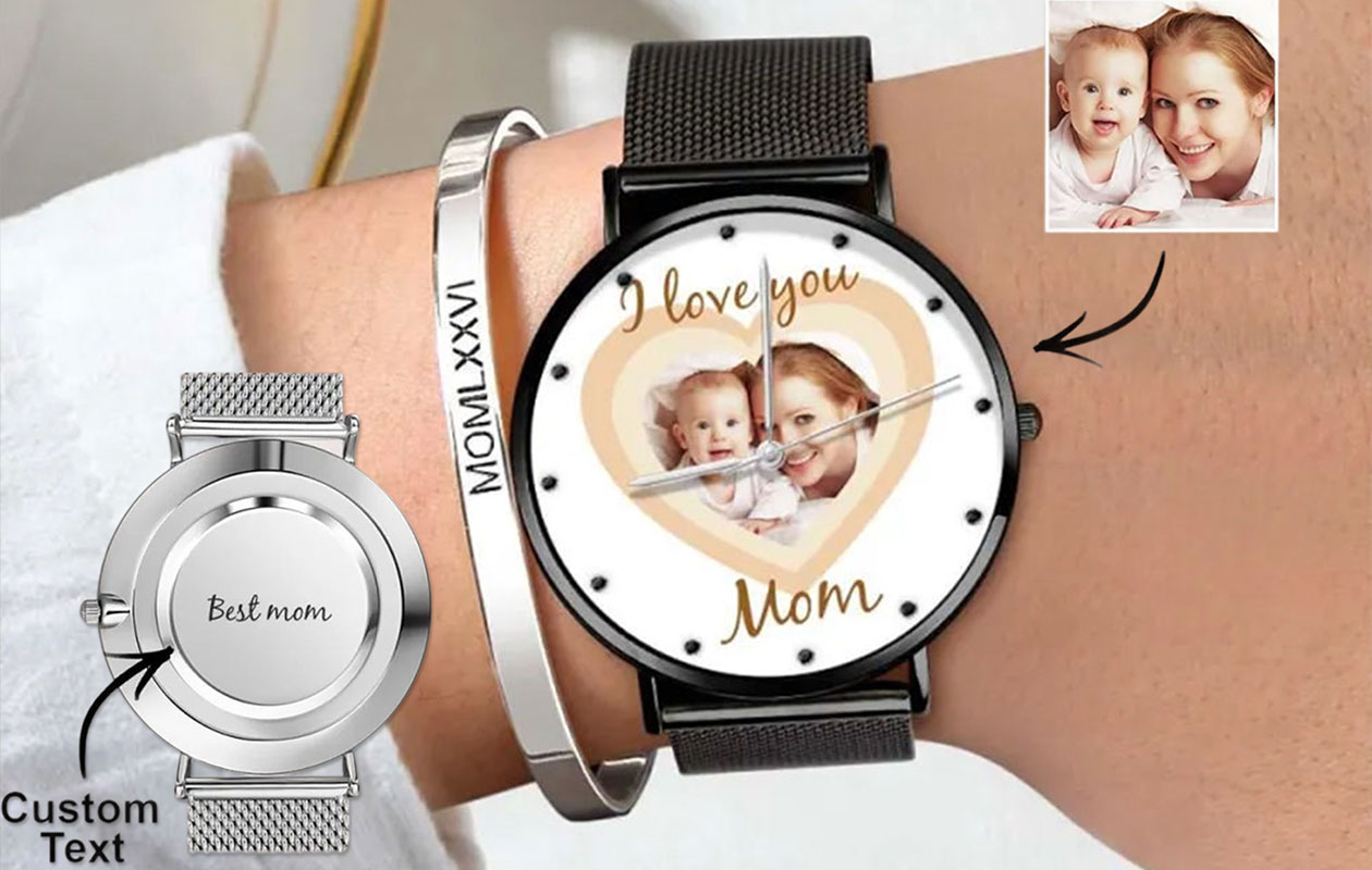 Ontvang €60 korting op een gepersonaliseerde horloge