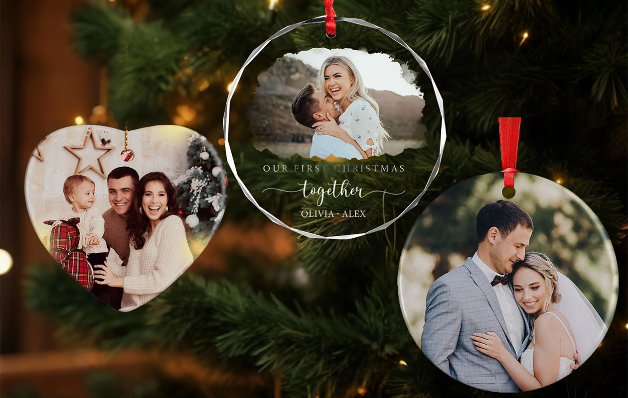 Ontvang €40 korting op een gepersonaliseerde kerstornament