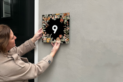 Panneau de Num&#xE9;ro de Maison personnalis&#xE9; (&#xF8; 20cm)