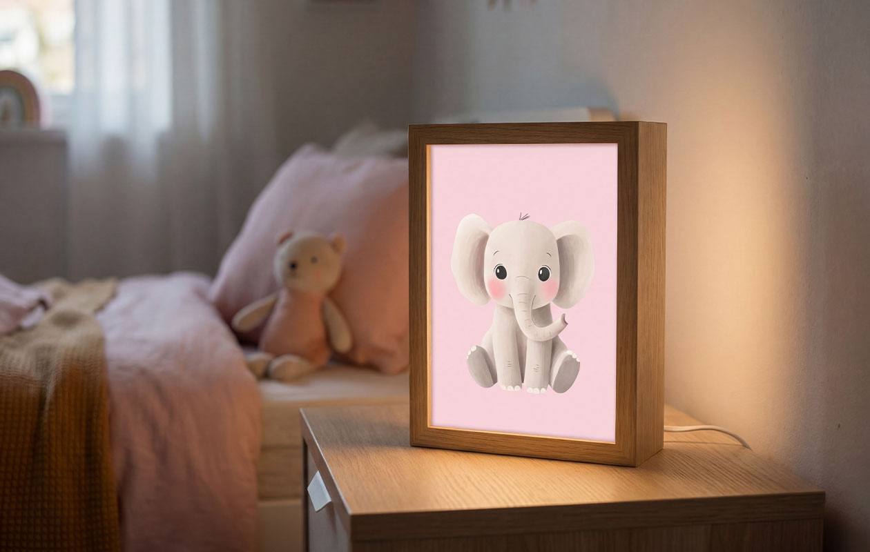 Ontvang €55 korting op je eigen nachtlampje met naam (Keuze uit 1000+ designs)