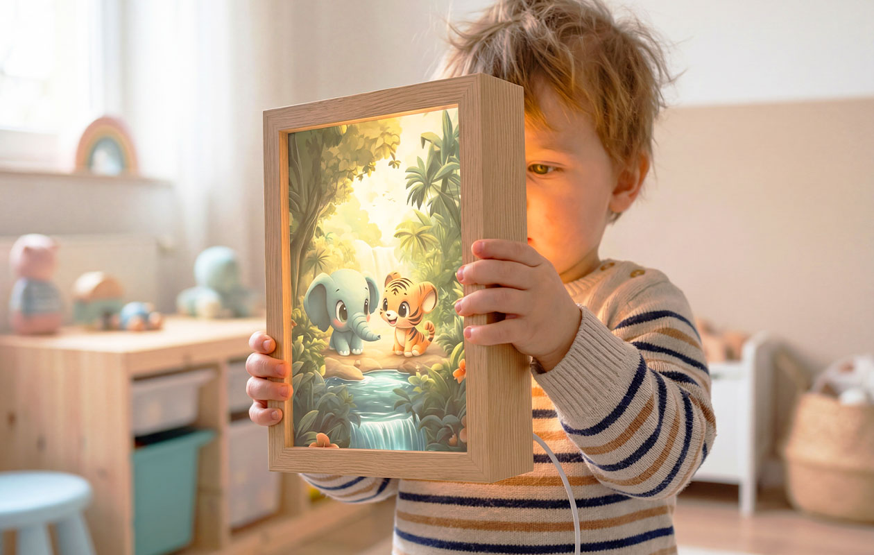 Ontvang €55 korting op je eigen nachtlampje met naam (Keuze uit 1000+ designs)