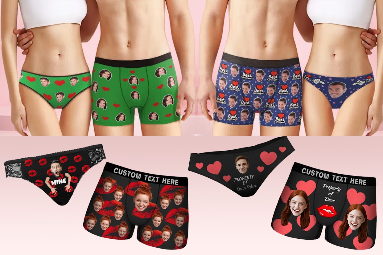 Voucher t.w.v. €40 voor gepersonaliseerd ondergoed