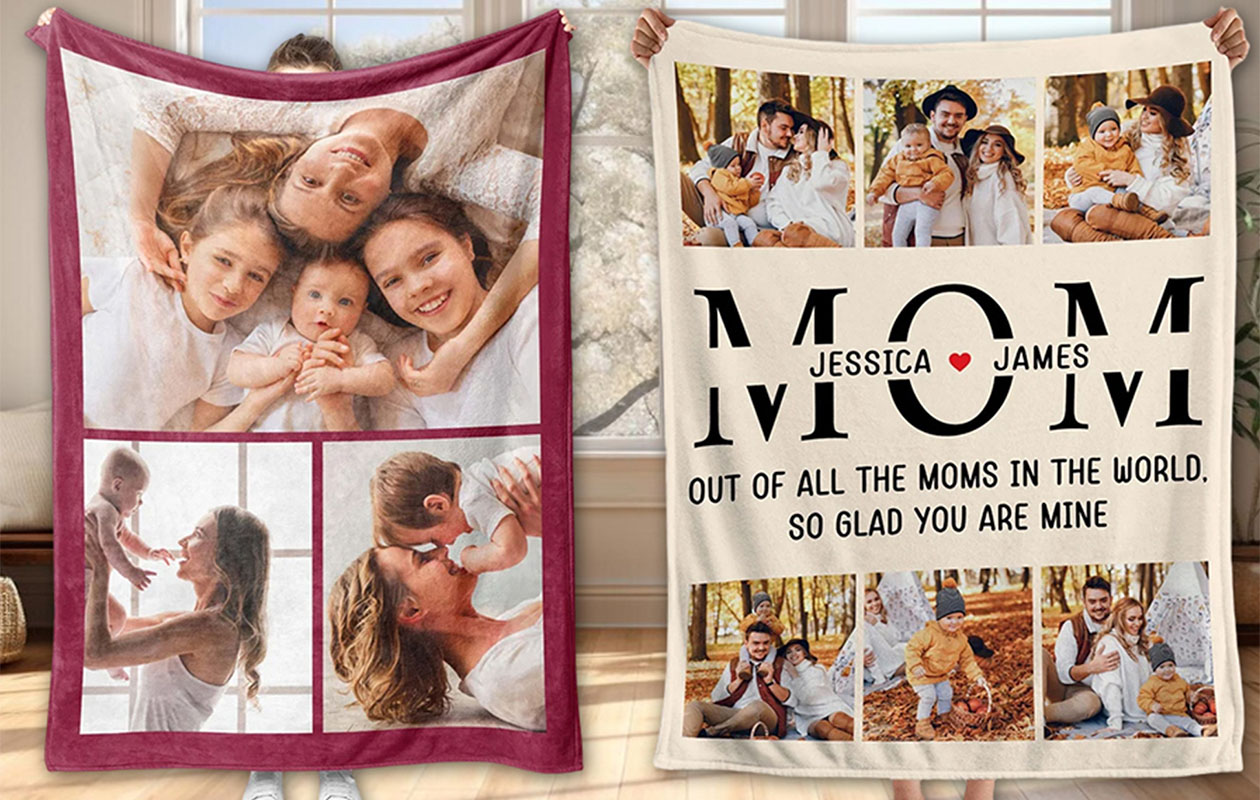 Ontvang €60 korting op een gepersonaliseerde deken