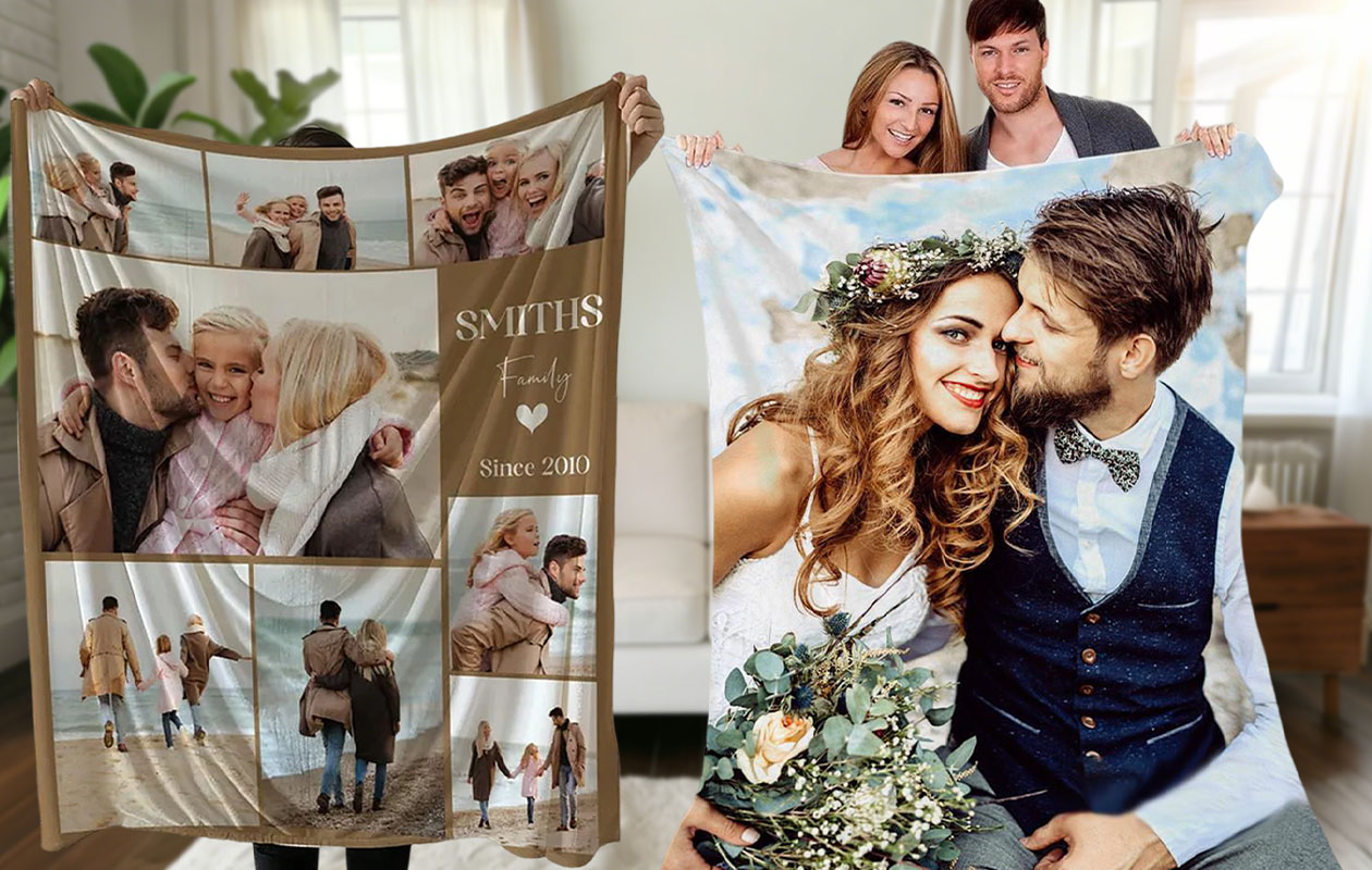 Ontvang €60 korting op een gepersonaliseerde deken