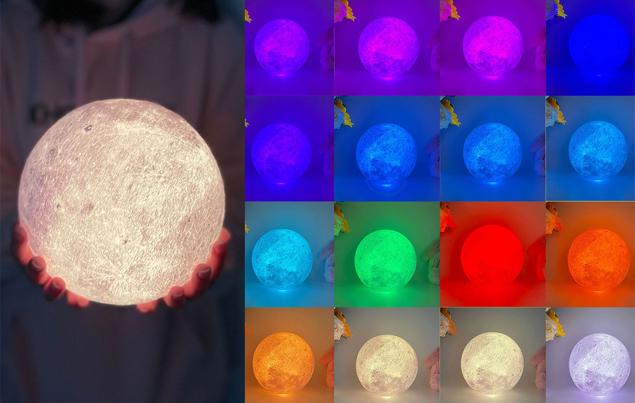 Ontvang €50 korting op jouw gepersonaliseerde maanlamp