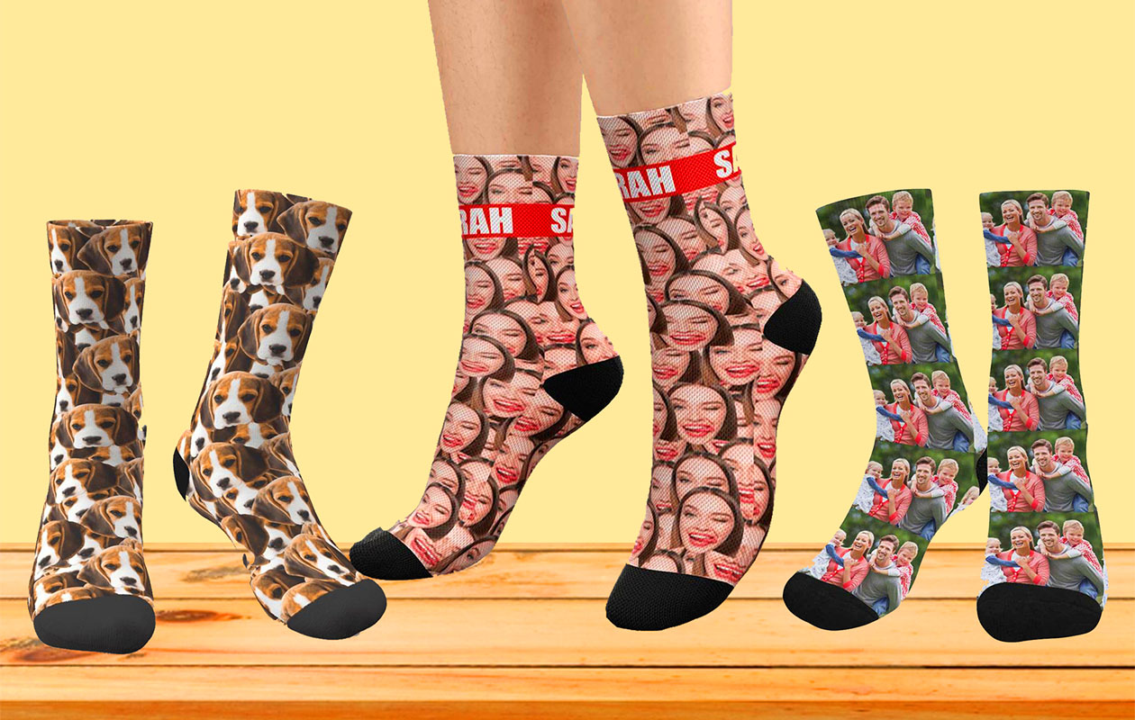 Ontvang €20 korting op jouw gepersonaliseerde sokken