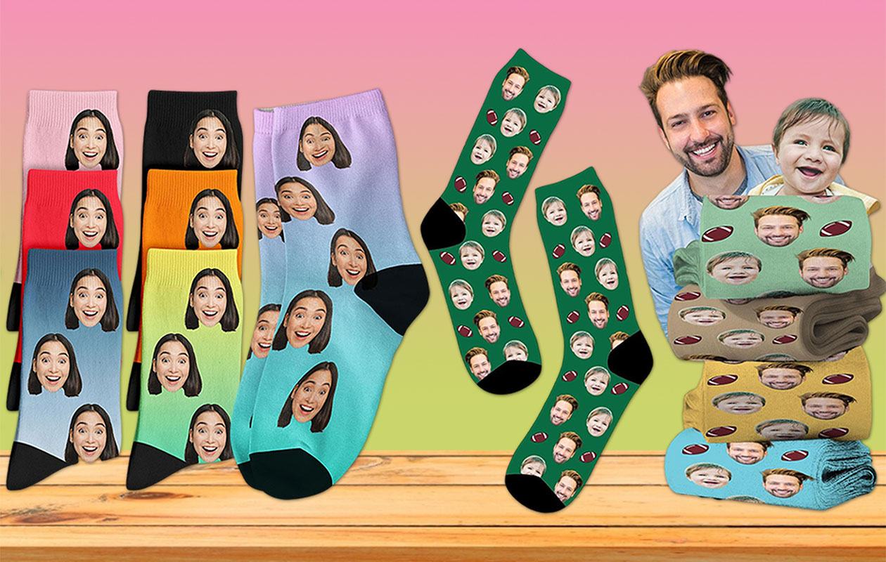 Ontvang €20 korting op jouw gepersonaliseerde sokken