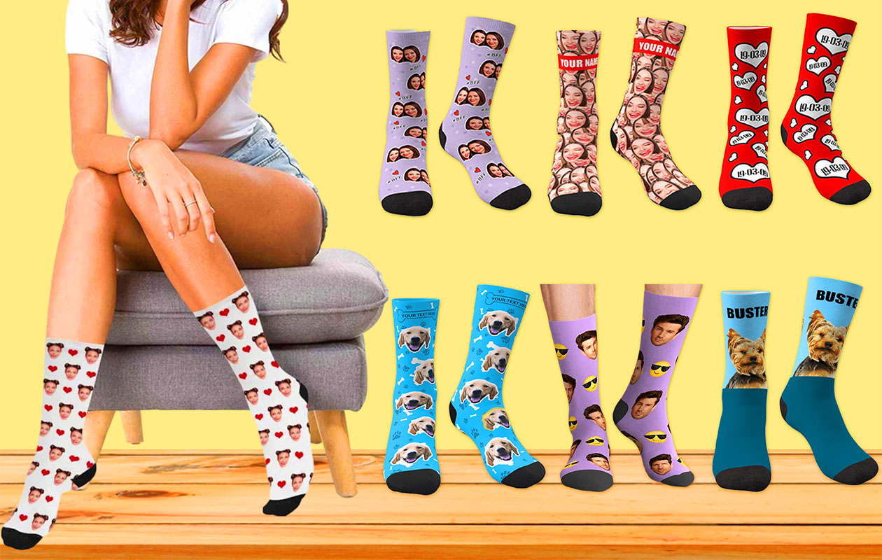 Ontvang €20 korting op jouw gepersonaliseerde sokken