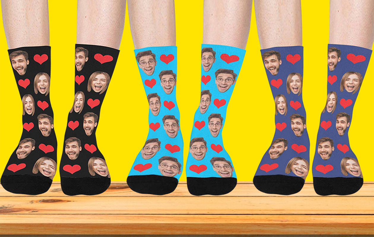 Ontvang €20 korting op jouw gepersonaliseerde sokken