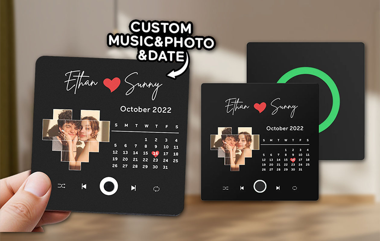 Ontvang €20 korting op een gepersonaliseerde Spotify koelkastmagneet