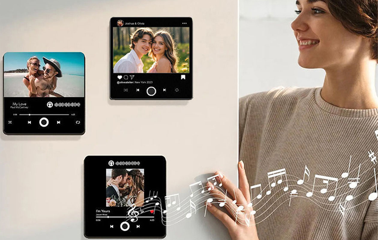 Ontvang €20 korting op een gepersonaliseerde Spotify koelkastmagneet