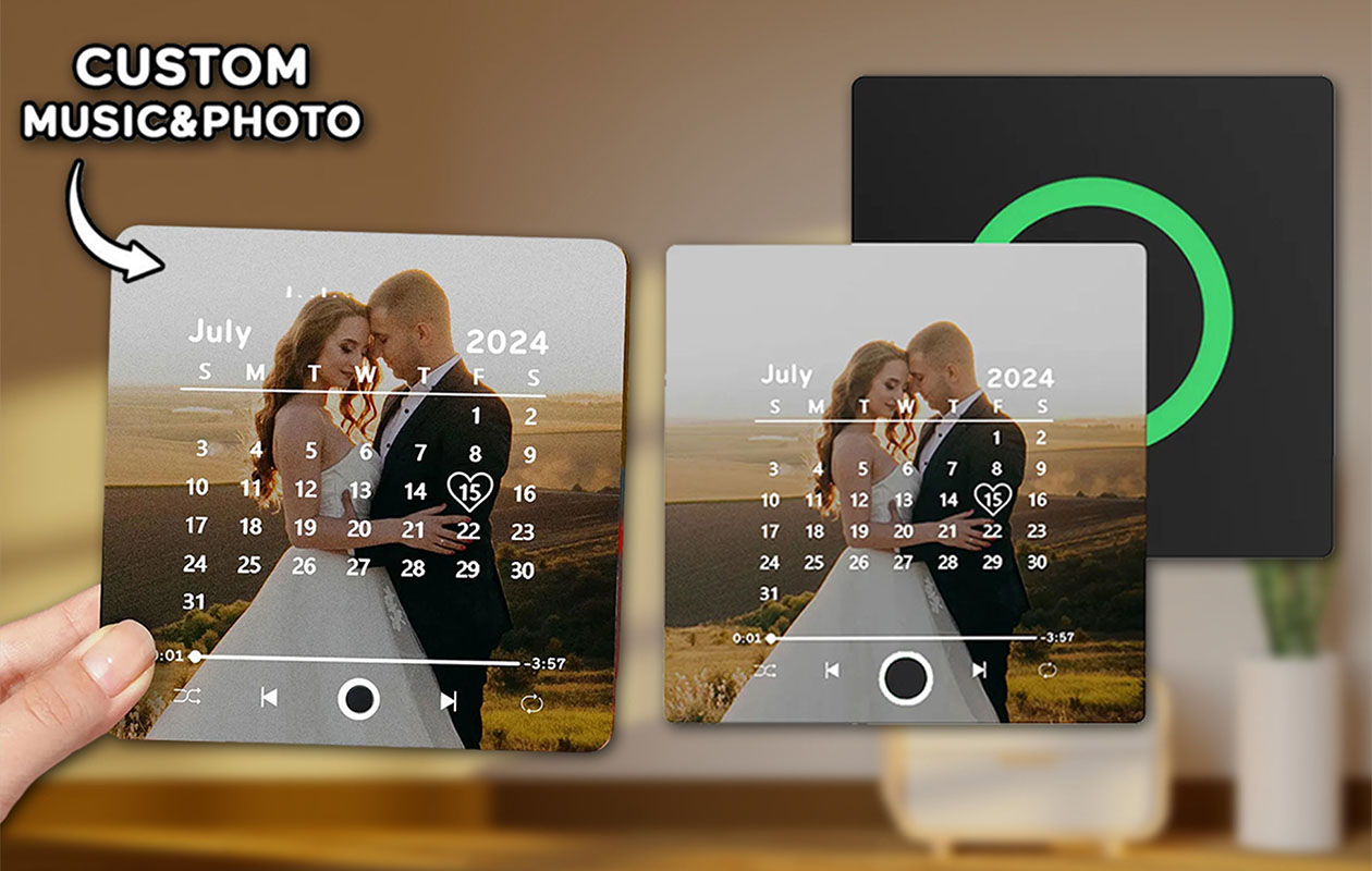 Ontvang €20 korting op een gepersonaliseerde Spotify koelkastmagneet