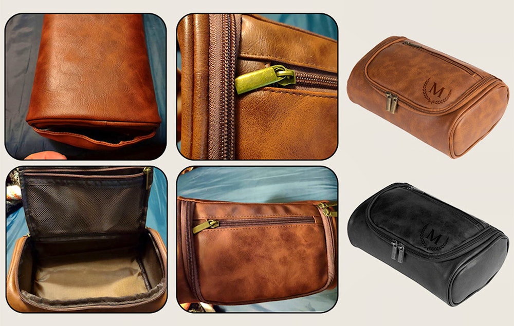  Ontvang €55 korting op jouw toilettas met naam of logo