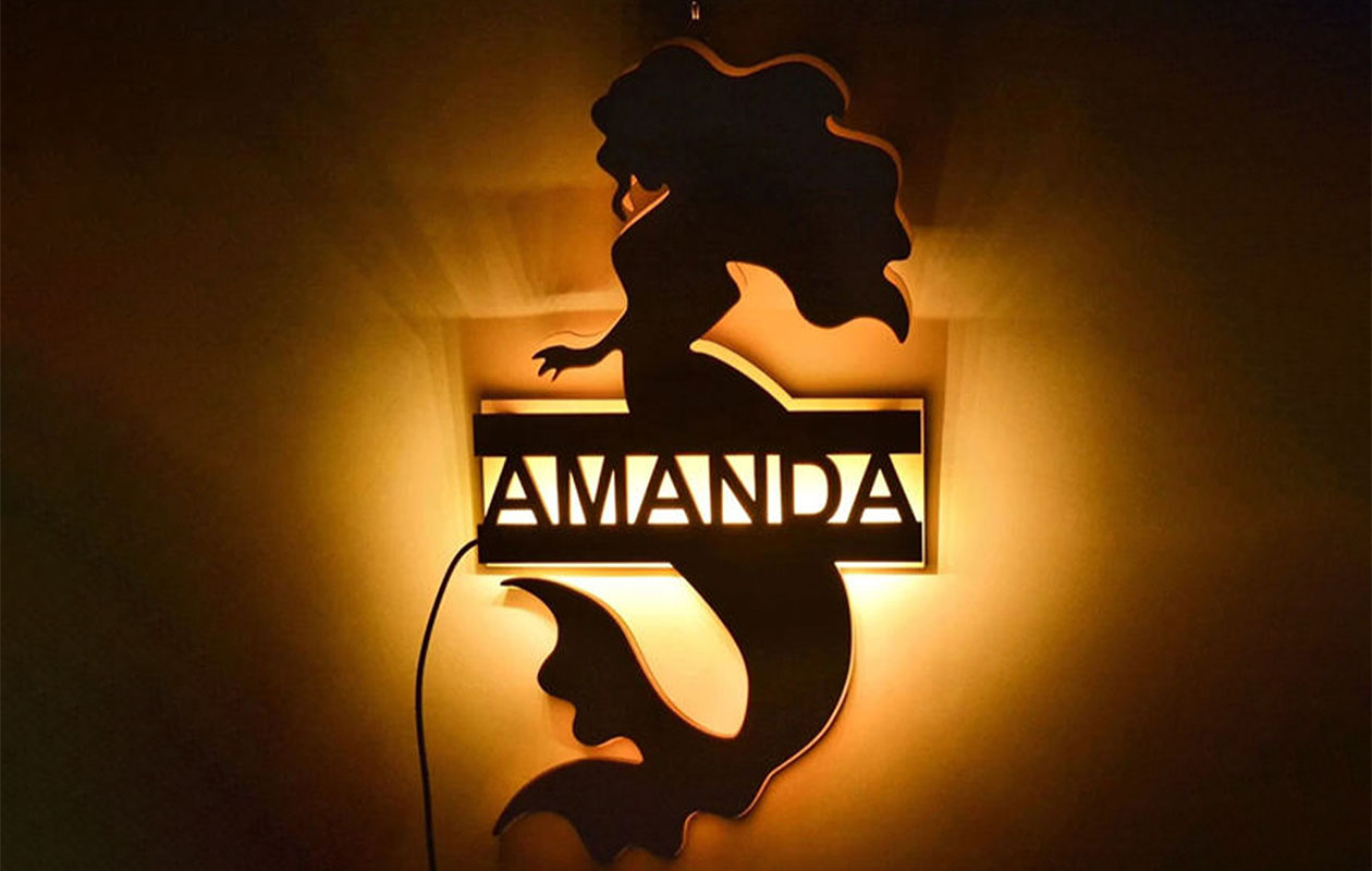 Ontvang €45 korting voor een gepersonaliseerde wandlamp