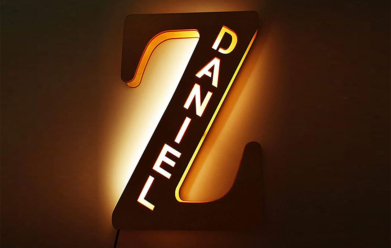 Ontvang €45 korting voor een gepersonaliseerde wandlamp