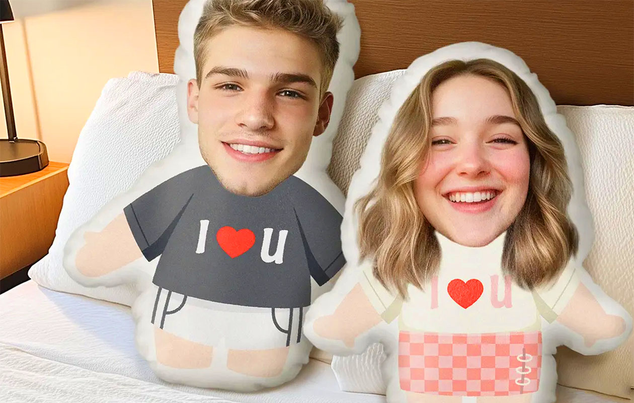 Ontvang €20 korting voor een kussen op maat